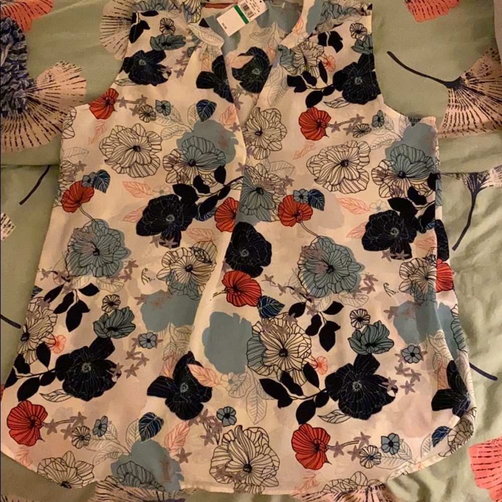 Tunic length blouse